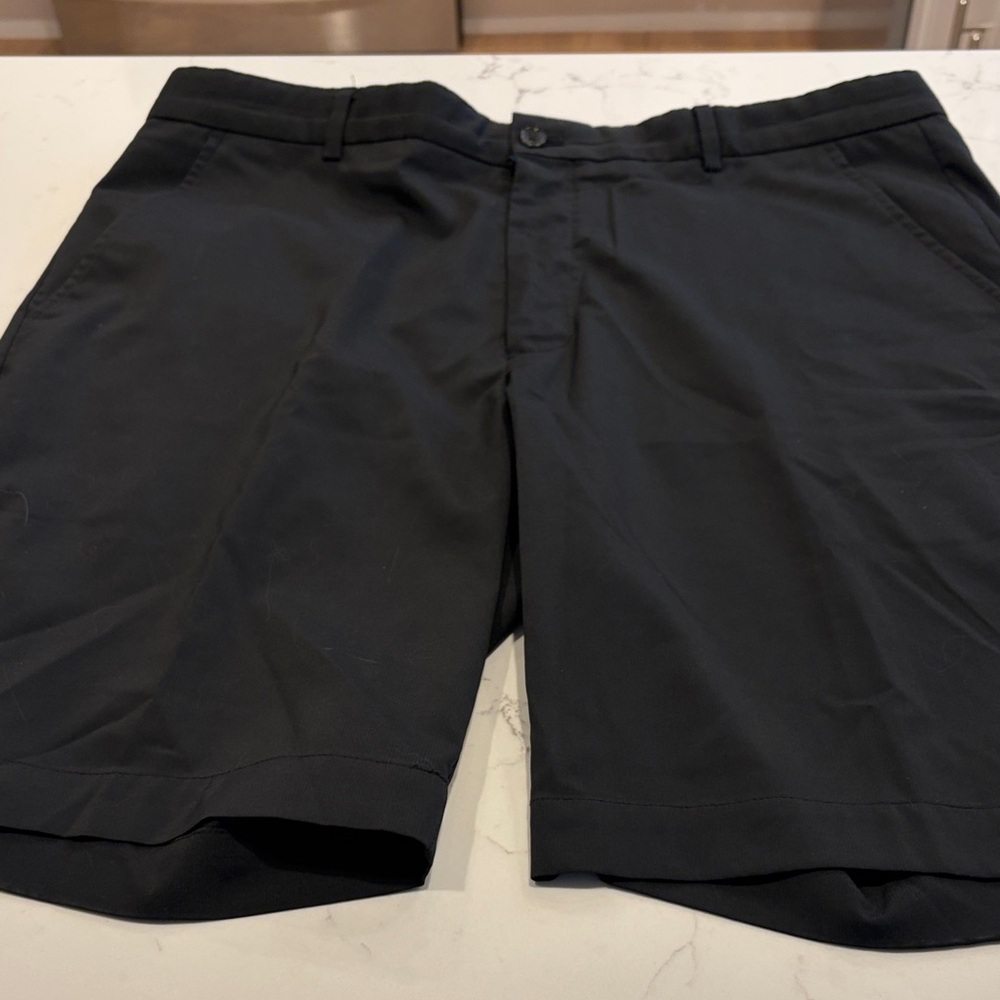 Men's Black Golf Shorts
